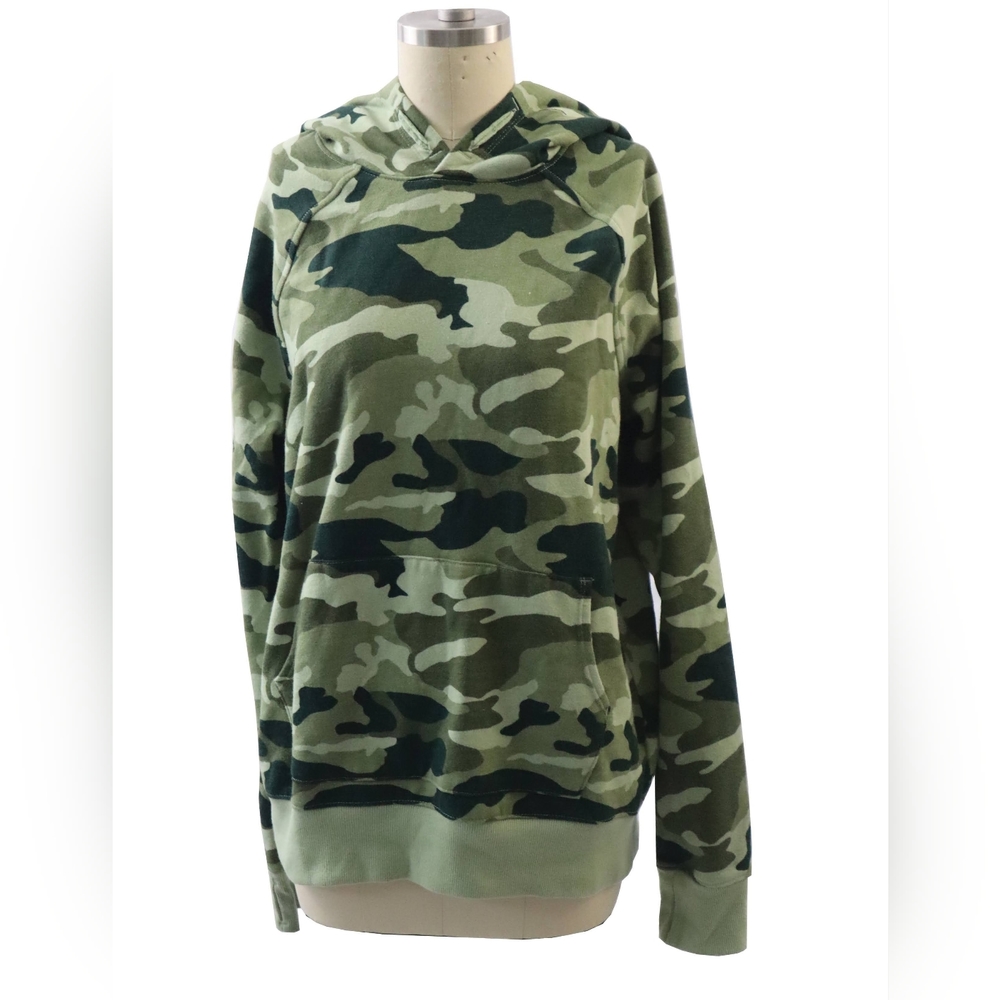 Girls Camouflage Hooded Jacket
